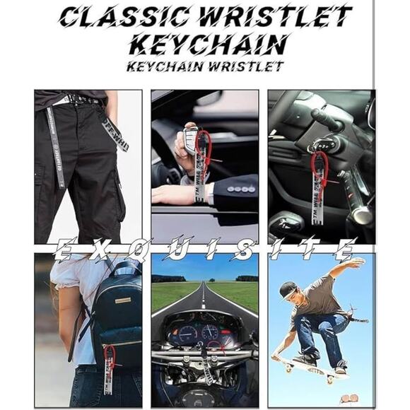 New: 2 pack Wristlet Strap for Keys - Picture 4 of 7